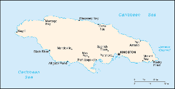 Map of Jamaica
