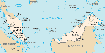 Map of Malaysia