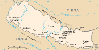 Map of Nepal